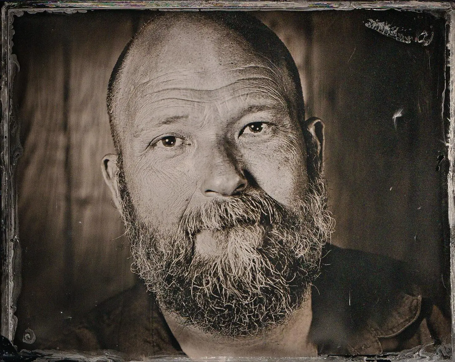 Tintype portrait &mdash; wet plate collodion by Patrick C. Sullivan